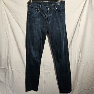 Citizens of Humanity Thompson Medium High Rise Skinny Jeans Dark Denim Size 29